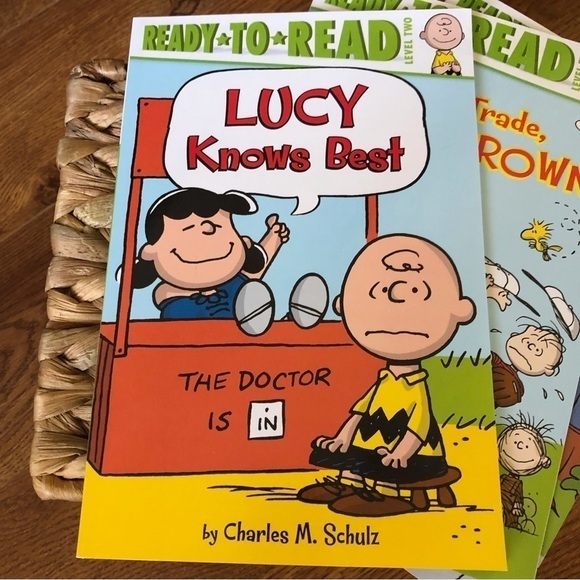 Ready to Read: Peanuts paperback book set of 3 - Picture 2 of 5